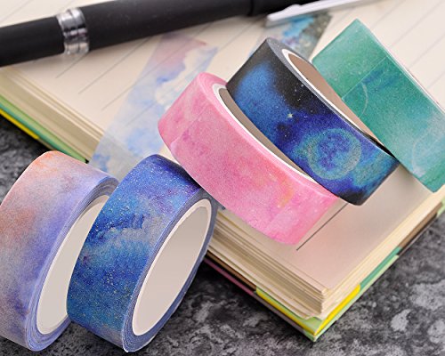 DSstyles 10M Adhesivo Creativo Reposicionable Scrapbooking Craft Stripes Dots DIY Japon  s Masking Tapes Decorativo Sticky Washi Cinta Colecci  n Set