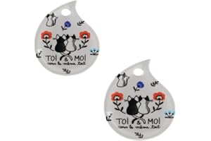 Udc - Lot De 2 Repose Sachets de thé Larme Toi et Moi