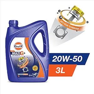 GULF Multi G+ SAE 20W-50 Passenger car Engine Oil [3 L] - Pack of 1