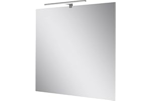 Baikal Espejo de Baño, Varias Formas y Medidas Disponibles. Opción con y Sin LED. Estilos Que se adaptan al baño o Cualquier Estancia del hogar.