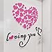 Produktbild Dtuta Liebe romantisch schöne und warme DIY abnehmbare Vinyl Aufkleber wandbild wandaufkleber Home raumdekoration