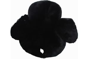 Merauno® Lammwolle Westernsättel-Sitzbezug, aus Merino Lammwolle mit Hornausschnitt. Sorget für optimalen Sitzkomfort. Passend für alle Westernsättel.(L,Schwarz)