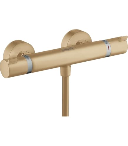 Hansgrohe Unica S Puro glijstang 90 cm met doucheslang Brushed Bronze