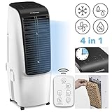 trotec speedy 100 4-in-1-Luftkühler: Luftkühlung, Ventilation, Lufterfrischung und Luftbefeuchtung | Effiziente Verdunstungskälte mit Honeycomb-Technologie | Verbesserung des Raumklimas | Nacht-Modus