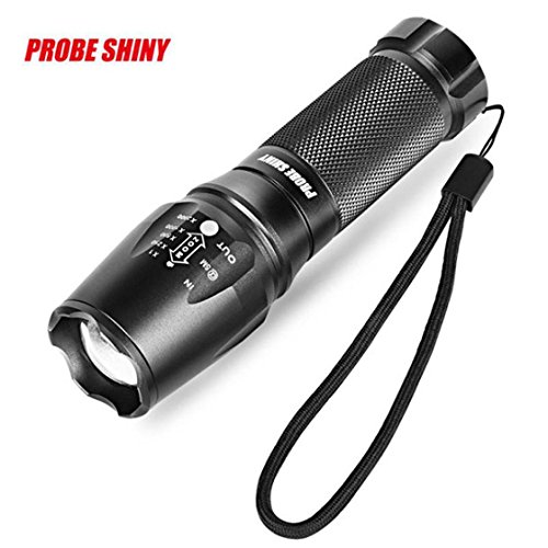 Jaysis G700 X800 LED Zoom Military Grade Tactical Flashlight Battery,Adjustable Focus LED Torch,Super Bright Zoomable LED Flashligh