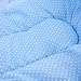 Yaying Foldable Portable Baby Crib 4 in 1 Infant Cradle Bed Mosquito Insect Net with Cotton-padded Mattress Pillow Pop Up Tent (Blue)