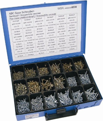 Preisvergleich Produktbild Dresselhaus 8539 Sortiment ABC- -Schrauben Mix, verzinkt