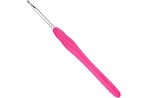 Totofy agujas crochet 3.5 mm,ganchillos crochet con mango suave ergonómico, agujas ganchillo adecuado para principiantes y entusiastas del ganchillo