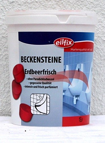 Preisvergleich Produktbild Eilfix Beckensteine - Erdbeere - für Urinale 1 kg
