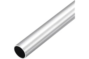 DMiotech (25mm OD x 22mm ID) Tubo Redondo de Aluminio 6061 de 300mm de Longitud para Construcción de Estructuras Metálicas en la Industria y Proyectos de Bricolaje