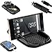 Price comparison product image mobilefox® Car Non Slip-Pad incl. Phone Holder + Charging Cable Micro-USB SET for Sony Xperia Z3/Z3+/Z5/Compact/Premium Black