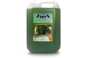 Trade Chemicals FRESH PET - Rodent Specialist Disinfectant Rabbit Hutch Cage Runs - 5L (Cut Grass)