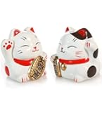 lachineuse - Omamori Giapponese per Amore & Armonia - Portafortuna Giapponese da Appendere - Amuleto Giapponese Tradizionale - Porta Fortuna - Colore Rosso Fiori di ciliegio - Regalo Giappone Asia