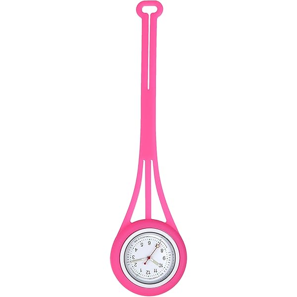 Orologio Da Appendere Per Infermieri - Quarzo, Collana Con Cordino, Giallo, Leggero E Pratico