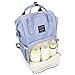 Produktbild MagiDeal Mama Rucksack Baby Wickelrucksack Umhängetasche Schulter Rucksack, Passform für Kinderwagen - Blau