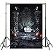 Produktbild VEMOW Heißer Halloween Backdrops Kürbis Vinyl 3x5FT Laterne Hintergrund Blackout Fotografie Studio 90x150cm(Mehrfarbig, 90x150cm)