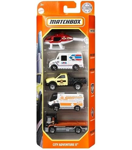 Matchbox MBX City Drivers 5'li Paket Seti (1:64 Ölçek) : Amazon