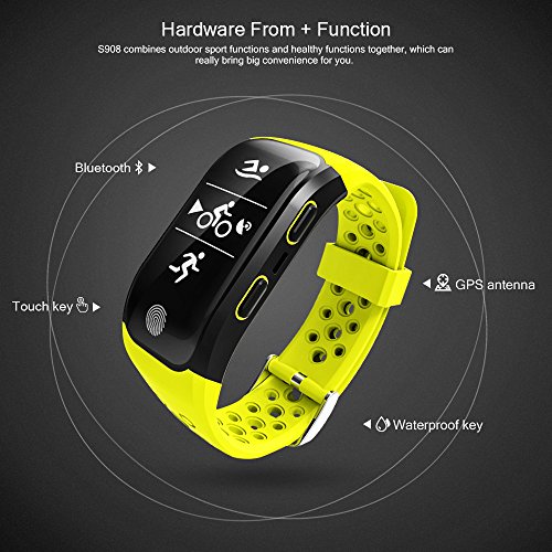 SALUTO Fitness Tracker Braccialetto Intelligente - 127 Modalità Sport, Monitor Sonno, Impermeabile 10m, Batteria 40 Giorni (Blu)