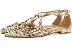 GIOSEPPO Bailarinas DE Piel Color Azul con Trenzados para Mujer LESKOVIC