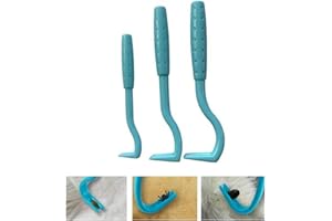 FRDELMA Ganci per Zecche, 3 pezzi Trappole per zecche, Tick Gancio,Tick Pinze,trumento di rimozione delle zecche per cani, gatti e esseri umani (blu) pet supplies