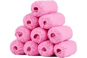 Celucke 100 Stück Einweg Überziehschuhe Anti-Rutsch Schuhüberzieher Aus Vliesstoff hergestellt, Überschuhe mit stabilem Gummizug