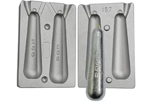 FISHING4U Pera pesca peso Bomb molde 250 – 300 g mar, barco, playa, pesca