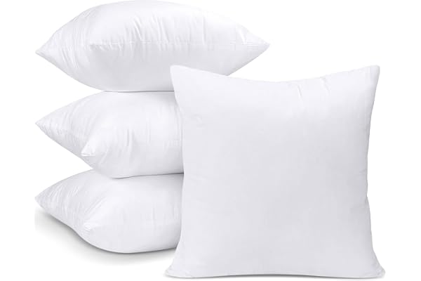 Utopia Bedding Prydnadskuddar 50 X 50 cm, 4 Pack, För Säng Och Soffa