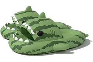 Zureto Shark Slides Original Unisex Sharky Chanclas, Cloud Shark Home Spa Zapatillas Sandalias