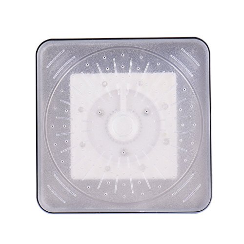 GuDoQi® 7 Farben Ändern Led Dusche Kopf Bad Regendusche Kopf Wasserfall Dusche Kopf 6 Zoll Quadrat - 5