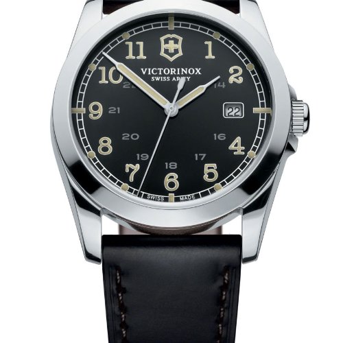 Victorinox Swiss Army Men's Quartz Watch Infantry 241584 with Leather Strap
