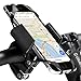 Produktbild widras Fahrrad- und Motorrad Handy Halterung 2 nd Generation | Fahrrad Halterung für iPhone 7| 6S 5S plus | Samsung Galaxy S5 S6 S7 S8 Note oder jedem Smartphone & gps| Mountain & Road Fahrrad Lenker Wiege