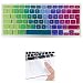 Produktbild i-buy Videoleuchte Silikon Keyboard Cover Displayschutzfolie for MacBook Air 13 Pro 13 Pro 15, Keybaord Skin Protector [gehabt Layout] Touch + Arc en ciel français 13&15 pouce
