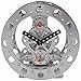 Produktbild LLSJZ Zahnrad Wecker Rad Uhr kreative Wecker am Krankenbett Glocke Getriebe Sitz Tisch Getriebe Glocke, 10 Zoll, Silber