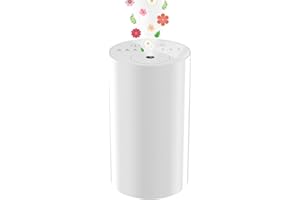 URBANHOMES Diffuser Ätherische Öle Duftnebel, Auto Aromatherapie Diffusor Wasserlose Diffusor für ätherische Öle Home Portable Essential Oil Aroma Diffuser Kabellos Automatic Fragrance Sprayer, Weiß