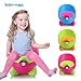 Secure Non-slip Comfortable Seat Sink Chair Toilet Trainer Baby Egg Potty - Perfect Mommy's Helper for Kids Boys Girls Child (Pink)