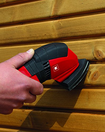 Einhell Deltaschleifer TC-DS 19 (190 W, 90x90x90 mm, Absaugadapter, 3x Klett-Schleifpapier P60, P80, P120) - 5