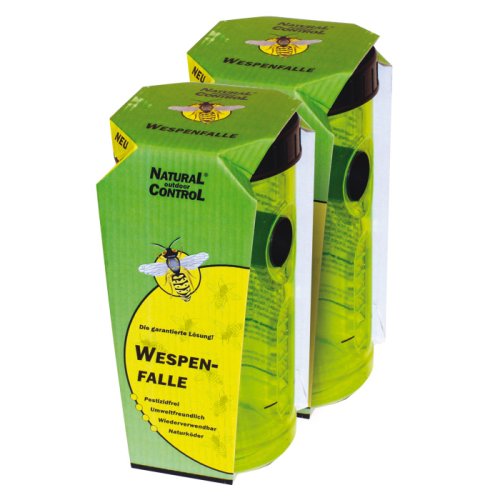 SWISSINNO 1 340 068 NaturalControl Wespenfalle-Set 2 Stück + 2 Ersatzköder - 7