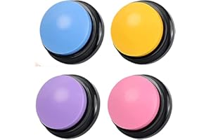 Geieold Dressurglocke für Haustiere, 4 Klingeltöne für Hunde mit Aufnahmefunktion, Klingeln für Hunde, Glocken, Hunde, für Haustiere, Interaktion, Training