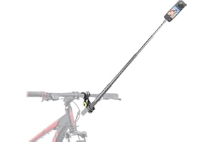 Fotoleey Support vélo 3 personnes pour Insta360 X4, X3, One RS, Go 3, Ace Pro 2