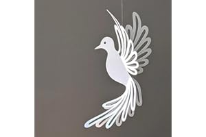 YUNTRIP Fustelle in metallo a forma di uccello, 3D, a forma di colomba, stencil fai da te per scrapbooking, album di ritagli, decorazioni in rilievo, per realizzare biglietti