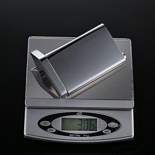 Homelody Chrom S304 Edelstahl Toilettenpapierhalter WC-Papierhalter Klopapierhalter Klopapier Rollen mit Deckel Papierhalter - 6