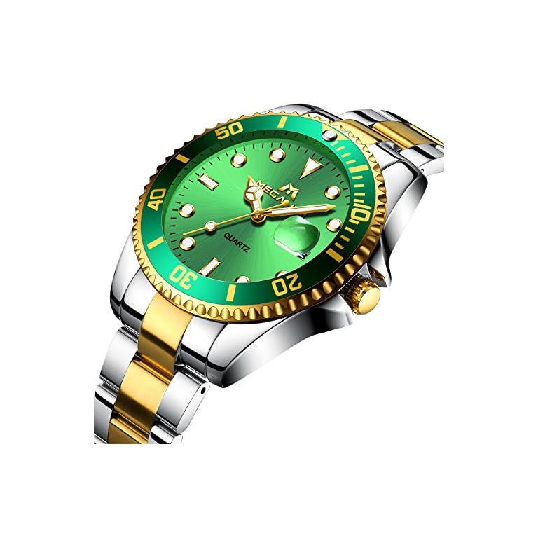 Alienwork Unisex Armbanduhr Herren Damen Uhr Edelstahl Milanaise ...