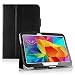 Produktbild Invero® Premium Hülle Ledertasche umfasst Ständer Feature, Displayschutzfolie und Eingabestift Kugelschreiber für Samsung Galaxy Tab 4 10,1 Zoll SM T530 T531 (Schwarz / Black)