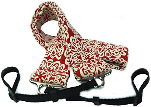 Dog Days Designs ddrdmcm Mandala Camera Strap (Red/White)
