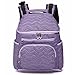 Produktbild BAGZY Wasserdicht Baby Wickeltaschen Reise Rucksack Baby Kinderwagen Isolierte Tasche Rucksäcke Unisex Umhängetaschen Rucksackhandtaschen Große Kapazität Babytasche Handtaschen Organizer Lila