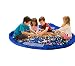 Produktbild Hivel Tragbar Spielzeug Speicher Tasche Aufraumsack Aufbewahrung Beutel Spielzeugaufbewahrung Spieldecke fur Lego,Kinder GroBe Durchmesser 150cm - Blau