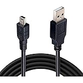 Alfais 4575 Mini USB to USB Data Şarj Kablosu, Siyah