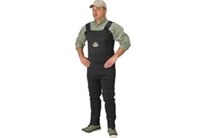 Caddis Vadeador con Botas de Neopreno Verde para Hombre