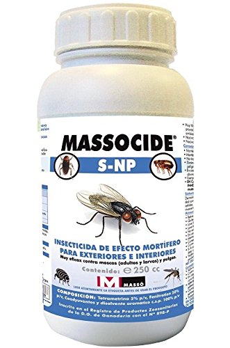 Insecticida concentrado contra moscas, mosquitos y otros insectos. 250 cc