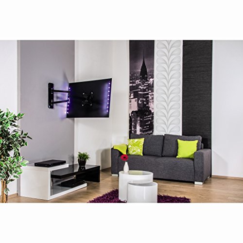 Hama LED Band TV Hintergrundbeleuchtung TV-Relax (USB Anschluss, Fernbedienung, 16 Einzelfarben, Farbwechsel, RGB, 2 x 50 cm, selbstklebend) bunt - 8